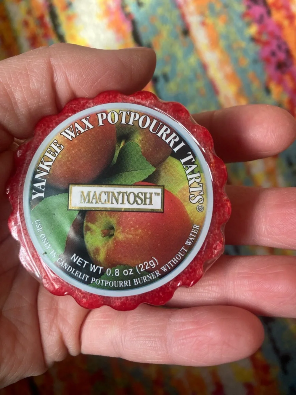 🌷5/$25Yankee Candle Macintosh & Christmas Wreath Wax Potpourri Tarts - Picture 2 of 5